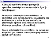 Firmos pelno maksimizavimas tobulosios konkurencijos rinkoje 10 puslapis