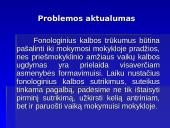 Fonologinių ir rašytinės kalbos sutrikimų sąsajos 3 puslapis