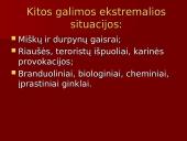 Galimos ekstremalios situacijos Lietuvoje bei jų priežastys 14 puslapis