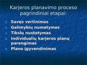 Gyvenimo – karjeros planavimas ir MBO 8 puslapis