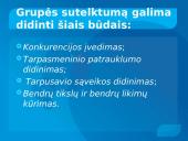 Grupės (komandos) normos, komandos sutelktumas 14 puslapis