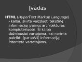 HTML (Hypertext markup language) pradžiamokslis 2 puslapis
