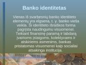 Identiteto analizė: SEB Vilniaus bankas 4 puslapis