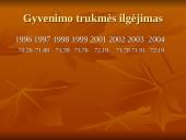 Ilgaamžiškumas – XXI amžiaus problema 7 puslapis