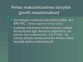 Įmonės pelno maksimizavimas trumpuoju laikotarpiu 8 puslapis