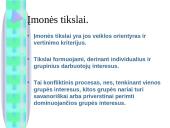 Įmonės tikslai. Vyraujančio tikslo apibūdinimas 2 puslapis