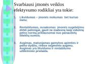 Įmonės tikslai. Vyraujančio tikslo apibūdinimas 4 puslapis