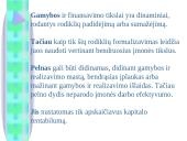 Įmonės tikslai. Vyraujančio tikslo apibūdinimas 8 puslapis