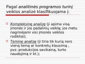 Įmonių veiklos analizės rūšys ir sudedamosios dalys 11 puslapis
