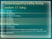 Svarbiausi faktai apie Indoeuropiečių kalbų šeimą 3 puslapis