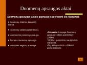 Informacijos duomenų saugojimas. Autorių teisės. Programų ir duomenų apsaugos įstatymai 12 puslapis