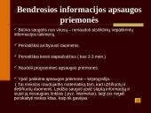 Informacijos duomenų saugojimas. Autorių teisės. Programų ir duomenų apsaugos įstatymai 7 puslapis