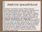 Informacijos išvedimo įrenginiai (output hardware) 5 puslapis