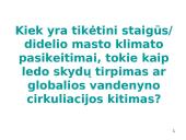 IPCC ataskaitoje iškelti aktualūs klausimai 9 puslapis