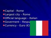 Italy and its capital 3 puslapis