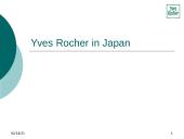 Yves Rocher in Japan
