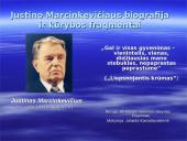 Justino Marcinkevičiaus biografija ir kūrybos fragmentai