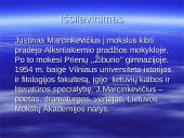 Justino Marcinkevičiaus biografija ir kūrybos fragmentai 4 puslapis