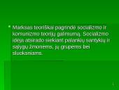 K. Markso indėlis į organizacijų teorijas 10 puslapis