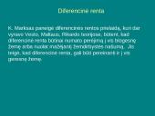 K. Markso žemės rentos teorija ir jos vertinimas dabartinės ekonomikos teorijos požiūriu 11 puslapis