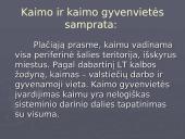 Kaimo gyvenviečių architektūra 