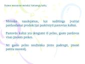 Kainų nustatymo metodai 11 puslapis