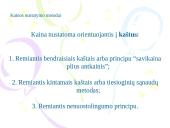 Kainų nustatymo metodai 6 puslapis