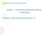 Kainų nustatymo metodai 10 puslapis