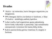 Kalcio pasisavinimas ir trūkumas 10 puslapis