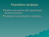 Karas Tito Jugoslavijai? Vengrų armijos vaidmuo Sovietų šaltojo karo strategijoje 2 puslapis