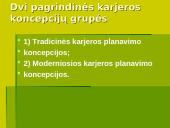Karjeros planavimo koncepcijos 3 puslapis