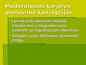 Karjeros planavimo koncepcijos 5 puslapis