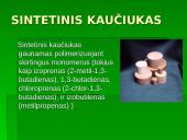 Kaučiukas. Gamtiniai ir sintetiniai polimerai  3 puslapis