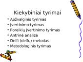 Kiekybiniai sociologiniai tyrimai 11 puslapis