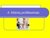 Klientų ir rinkos analizė 17 puslapis