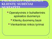Klientų ir rinkos analizė 8 puslapis