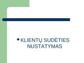 Klientų strateginė analizė 3 puslapis