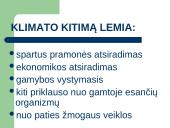 Klimato kitimas pasaulyje bei jo įtaka sveikatai 3 puslapis