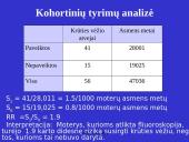 Kohortiniai tyrimai 12 puslapis