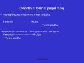 Kohortiniai tyrimai 5 puslapis