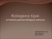 Kolageno tipai