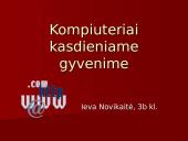 Kompiuteriai kasdieniame gyvenime