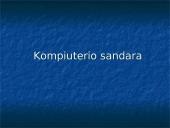 Kompiuterio sandara glaustai