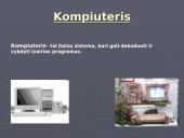 Kompiuteris, jo tipai bei sandara 3 puslapis