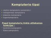 Kompiuteris, jo tipai bei sandara 4 puslapis