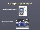 Kompiuteris, jo tipai bei sandara 6 puslapis