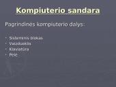 Kompiuteris, jo tipai bei sandara 7 puslapis