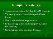 Kompiuteris kasdieniame gyvenime 9 puslapis