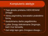 Kompiuterio istorija ir kompiuteris kasdieniniame gyvenime 18 puslapis