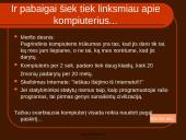 Kompiuterio istorija ir kompiuteris kasdieniniame gyvenime 20 puslapis